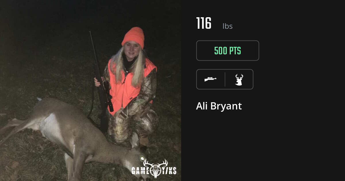 Deer harvest on Gametiks
