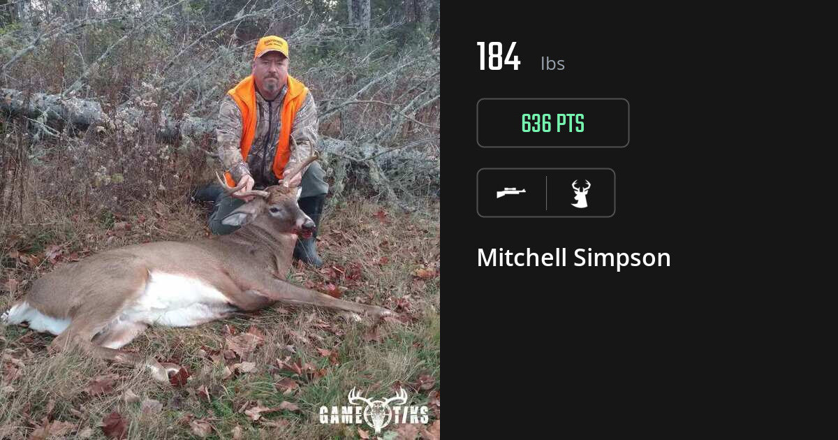 deer harvest by Mitchell Simpson