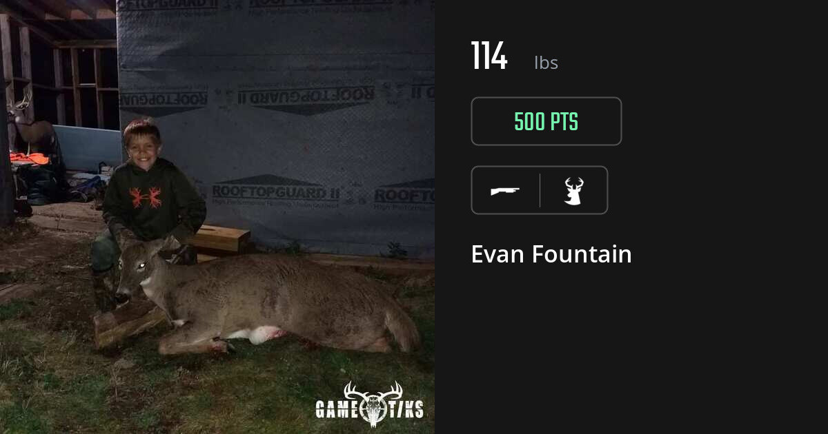 Deer harvest on Gametiks