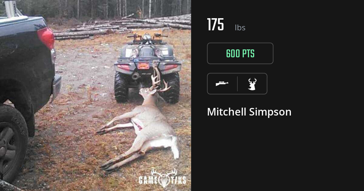 deer harvest by Mitchell Simpson