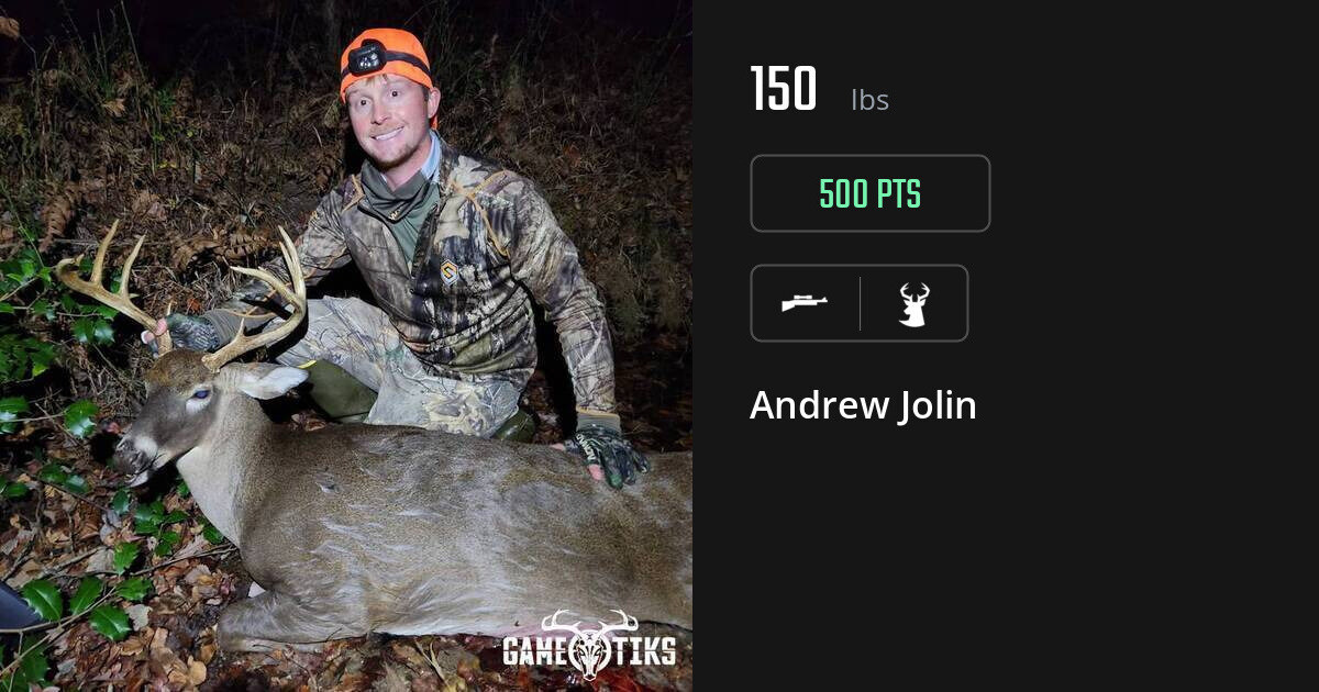 Deer harvest on Gametiks