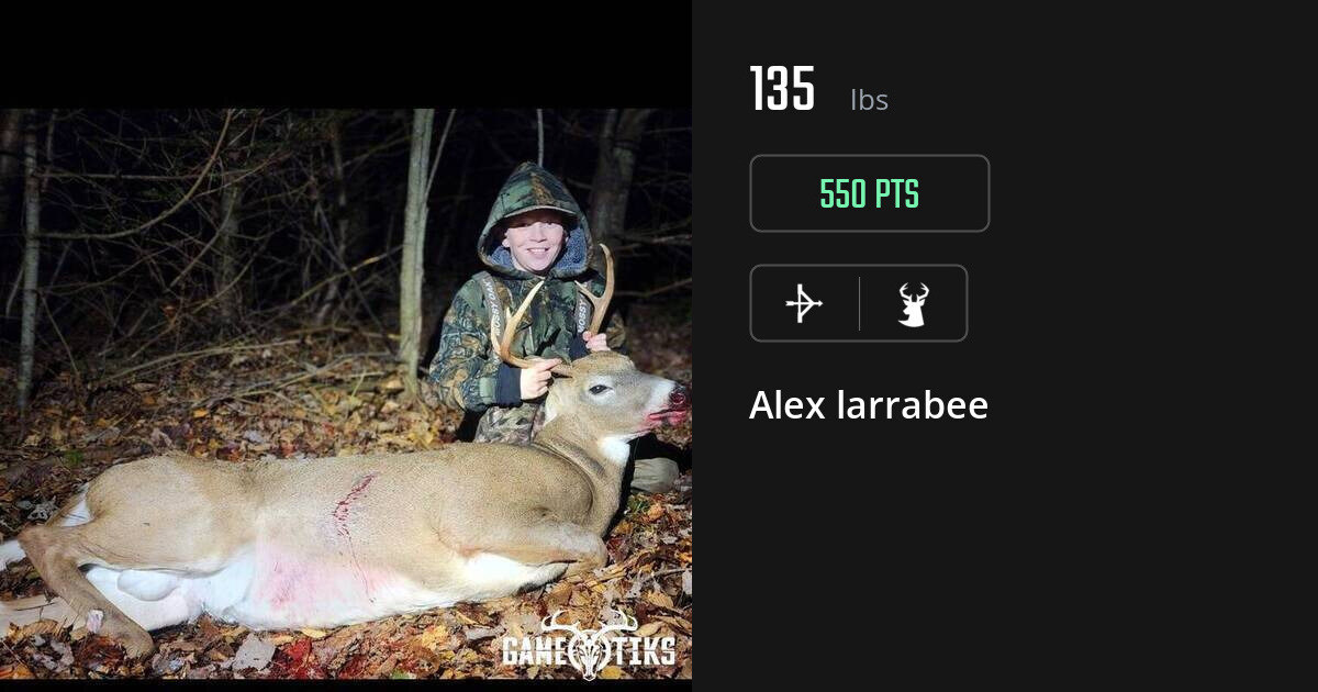 Deer harvest on Gametiks