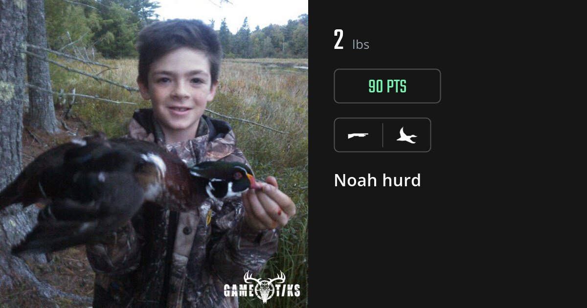 Waterfowl harvest on Gametiks