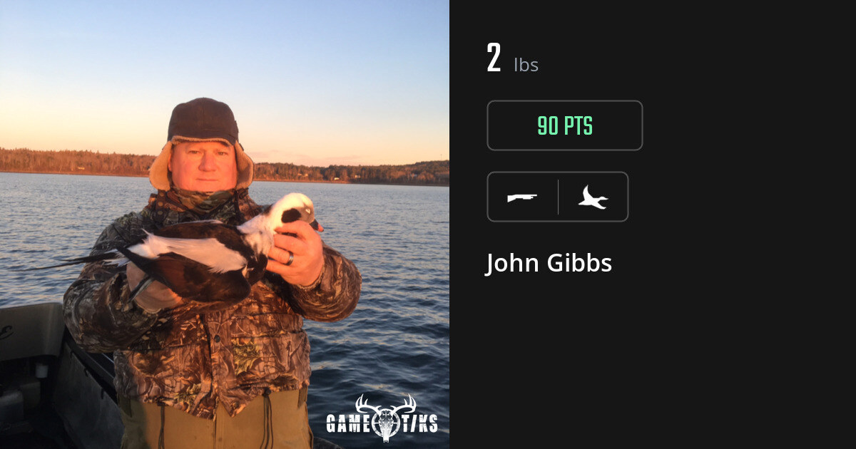 Waterfowl harvest on Gametiks