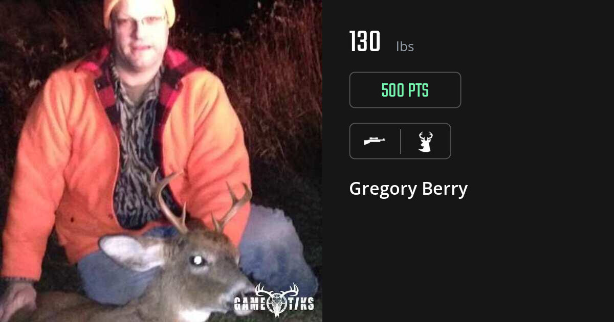 Deer harvest on Gametiks