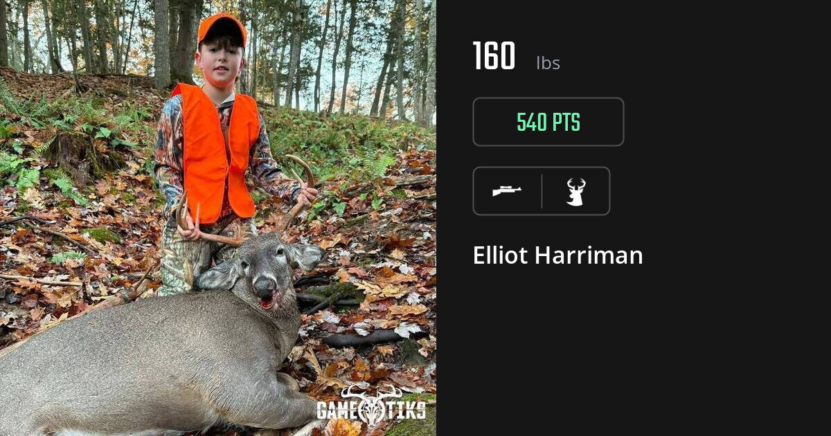 Deer harvest on Gametiks