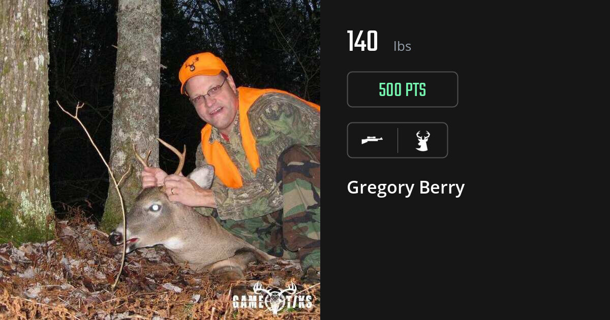 Deer harvest on Gametiks
