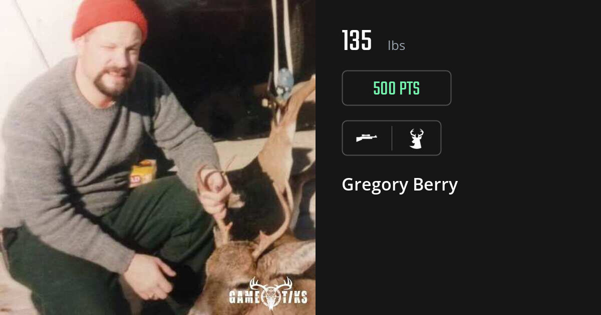 Deer harvest on Gametiks