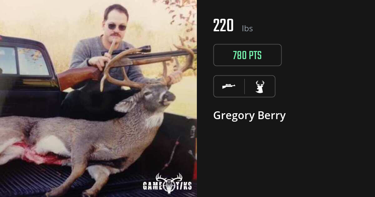 Deer harvest on Gametiks