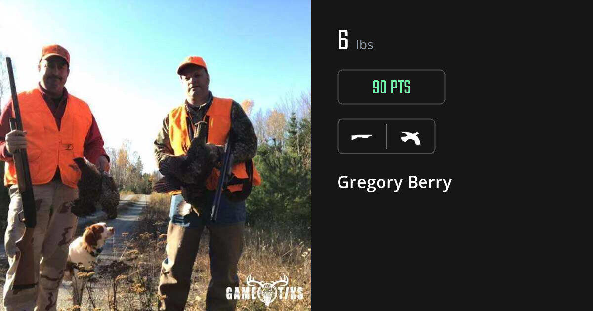 Upland bird harvest on Gametiks