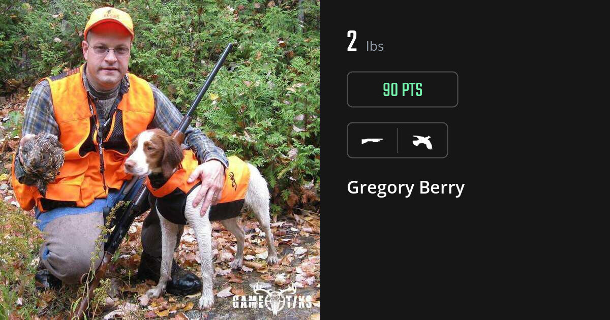 Upland bird harvest on Gametiks