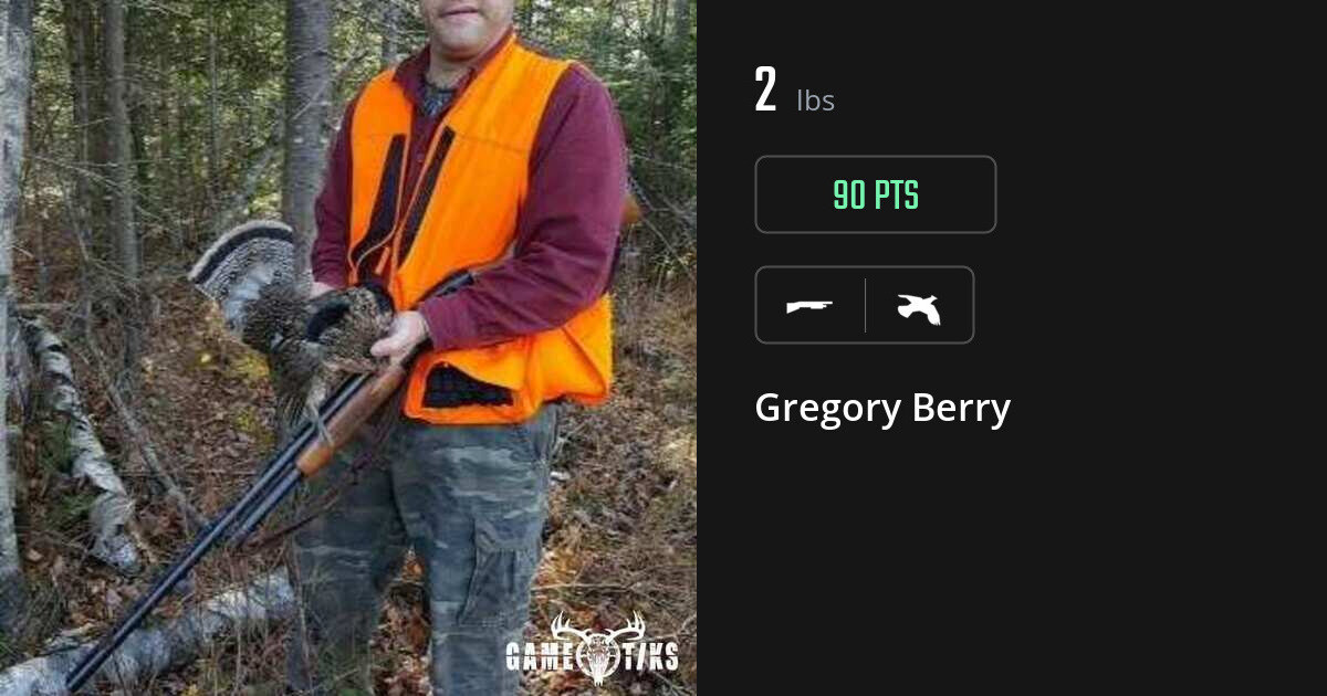 Upland bird harvest on Gametiks