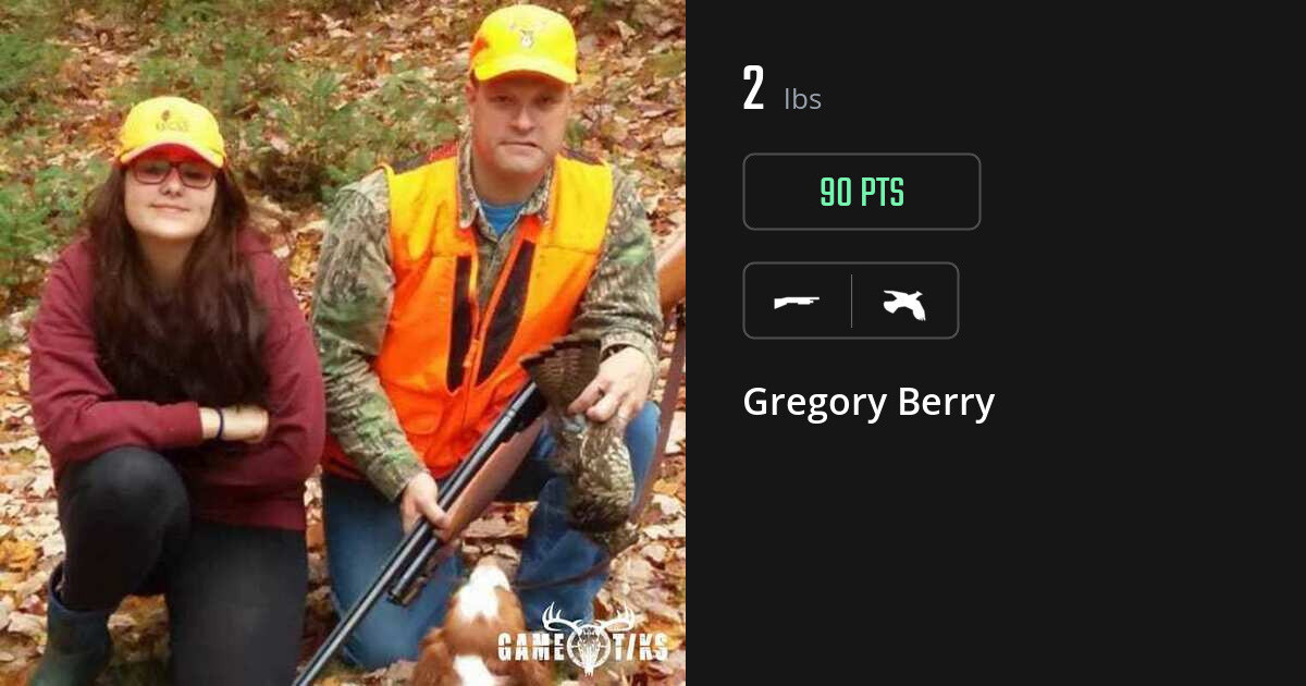 Upland bird harvest on Gametiks