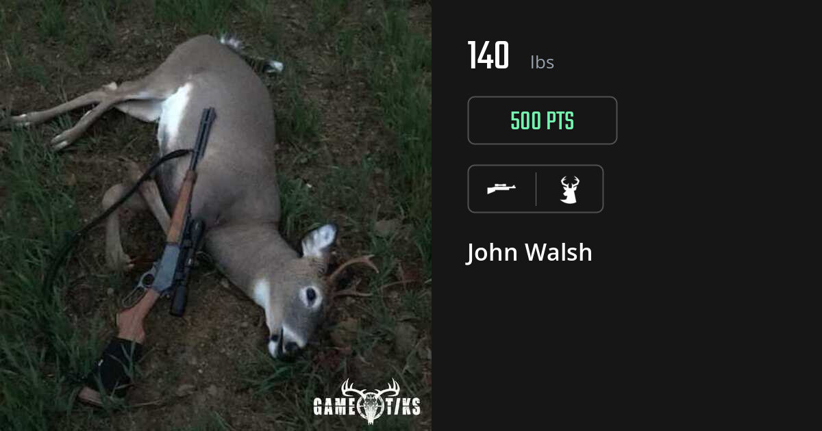 Deer harvest on Gametiks