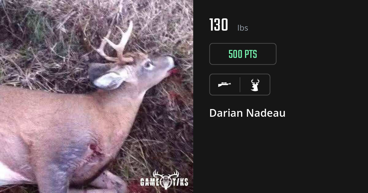 deer harvest by Darian Nadeau