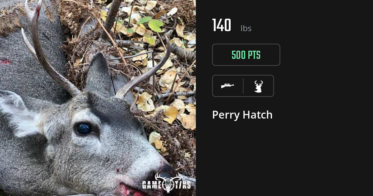Deer harvest on Gametiks