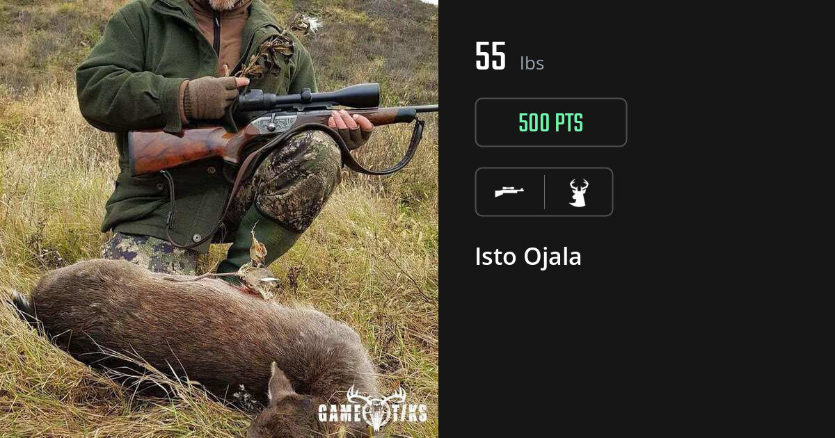 Deer harvest on Gametiks