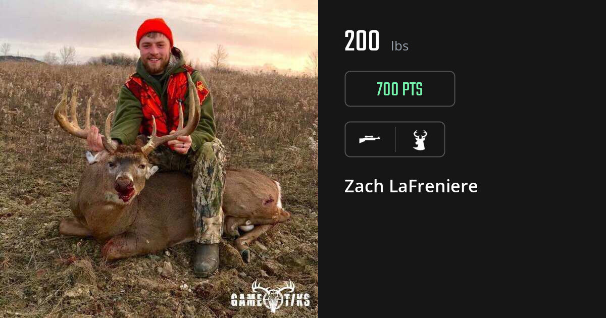 Deer harvest on Gametiks