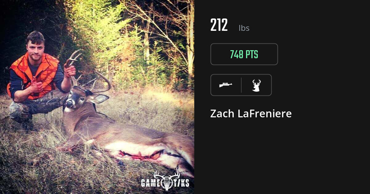 deer harvest by Zach LaFreniere