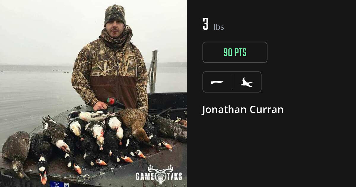 Waterfowl harvest on Gametiks