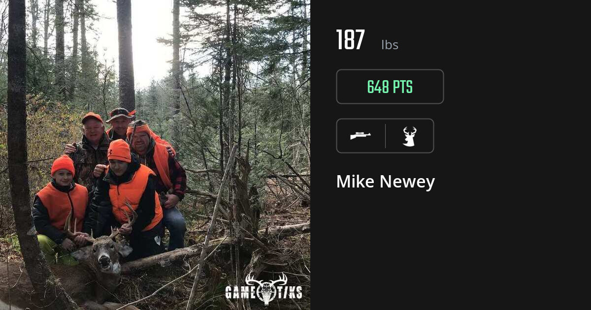 Deer harvest on Gametiks