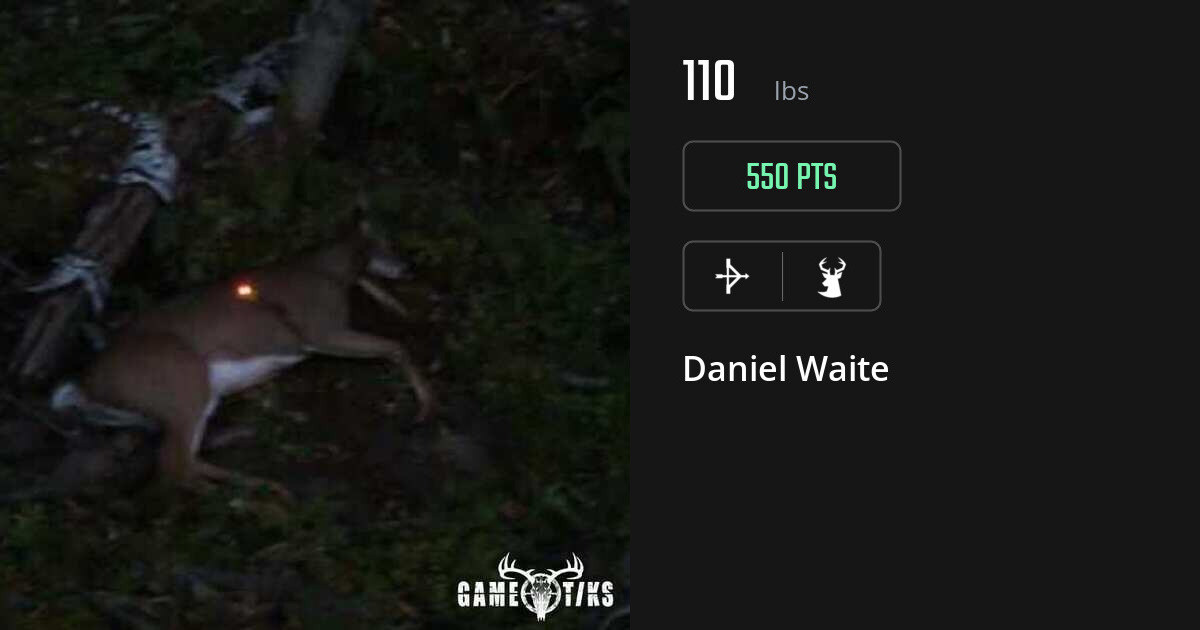 Deer harvest on Gametiks