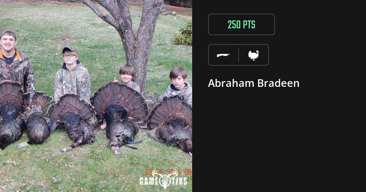 Turkey harvest on Gametiks