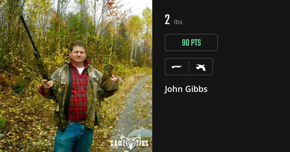 Upland bird harvest on Gametiks