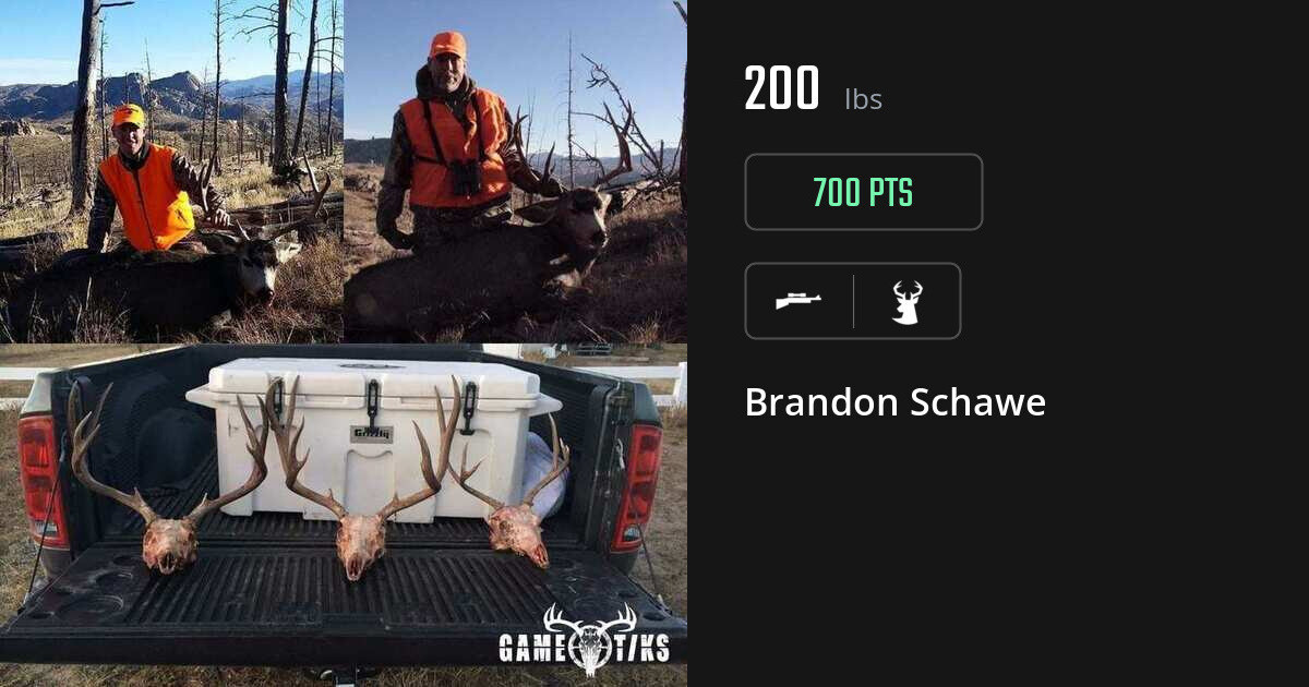 Deer harvest on Gametiks