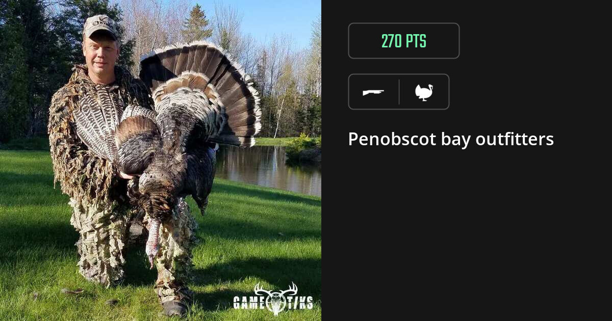 turkey harvest by Penobscot bay outfitters