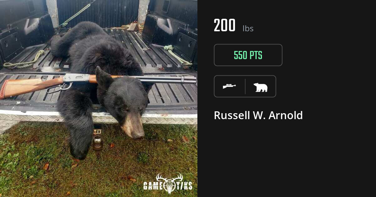 Bear harvest on Gametiks