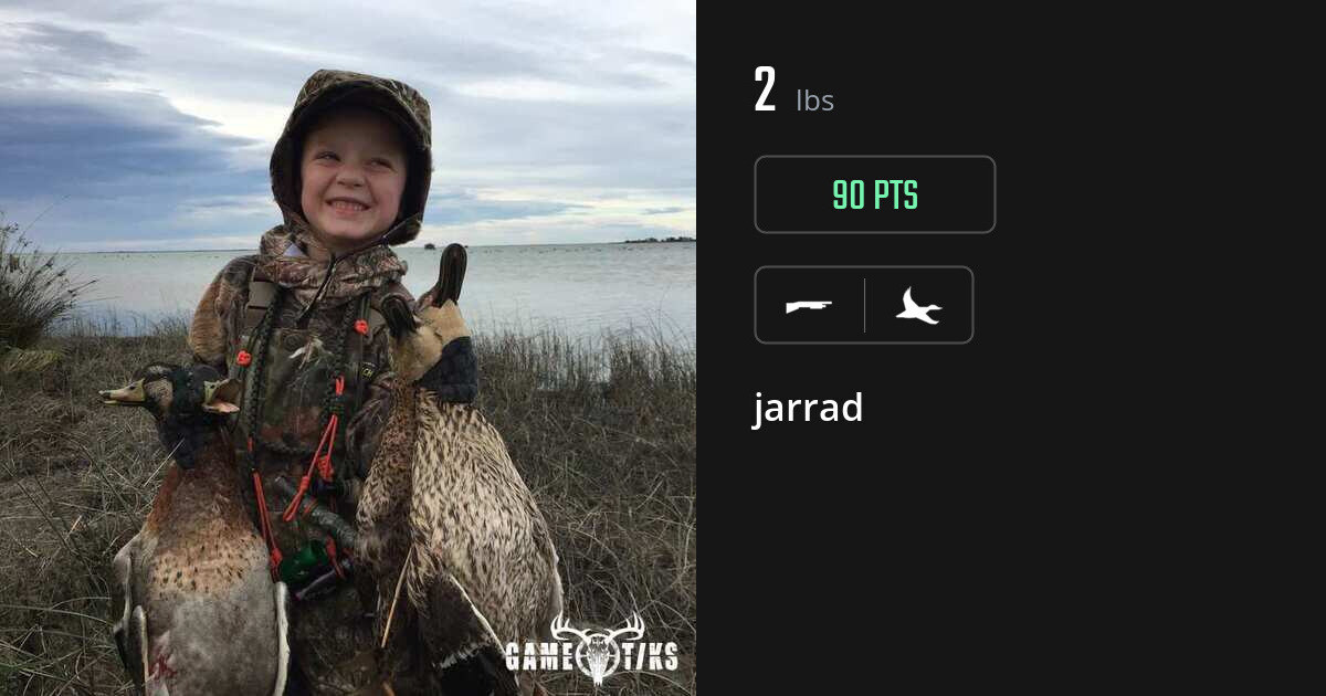 waterfowl harvest by jarrad