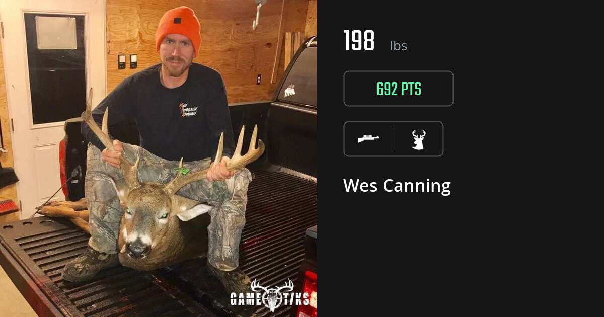 deer harvest by Wes Canning