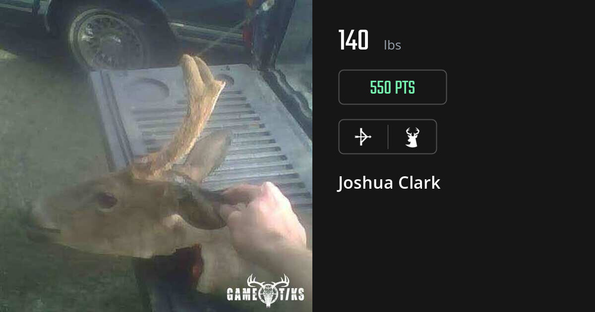 Deer harvest on Gametiks