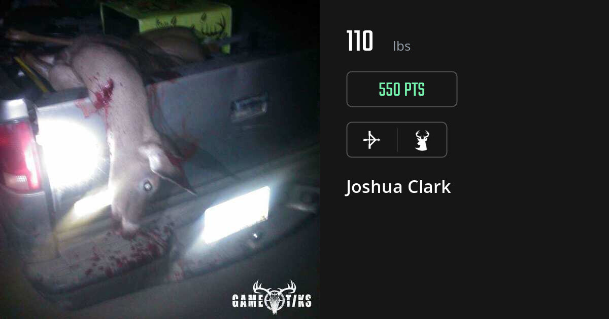 Deer harvest on Gametiks