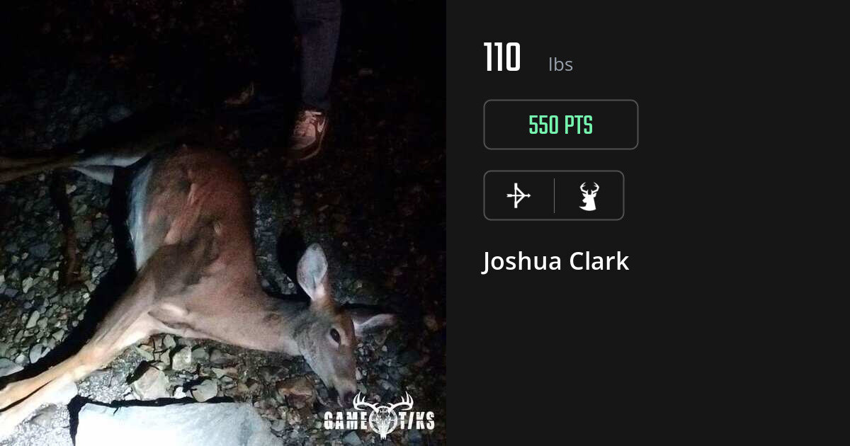 Deer harvest on Gametiks