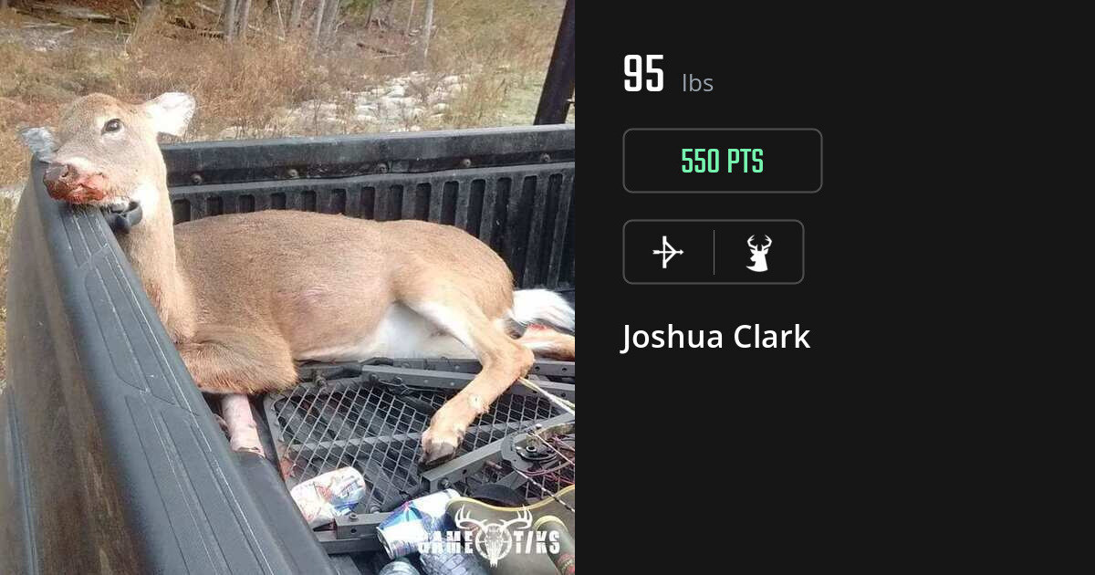 Deer harvest on Gametiks
