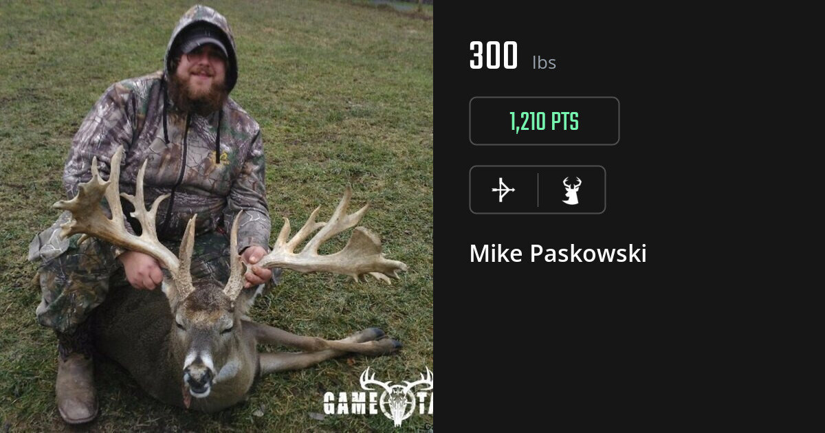 Deer harvest on Gametiks