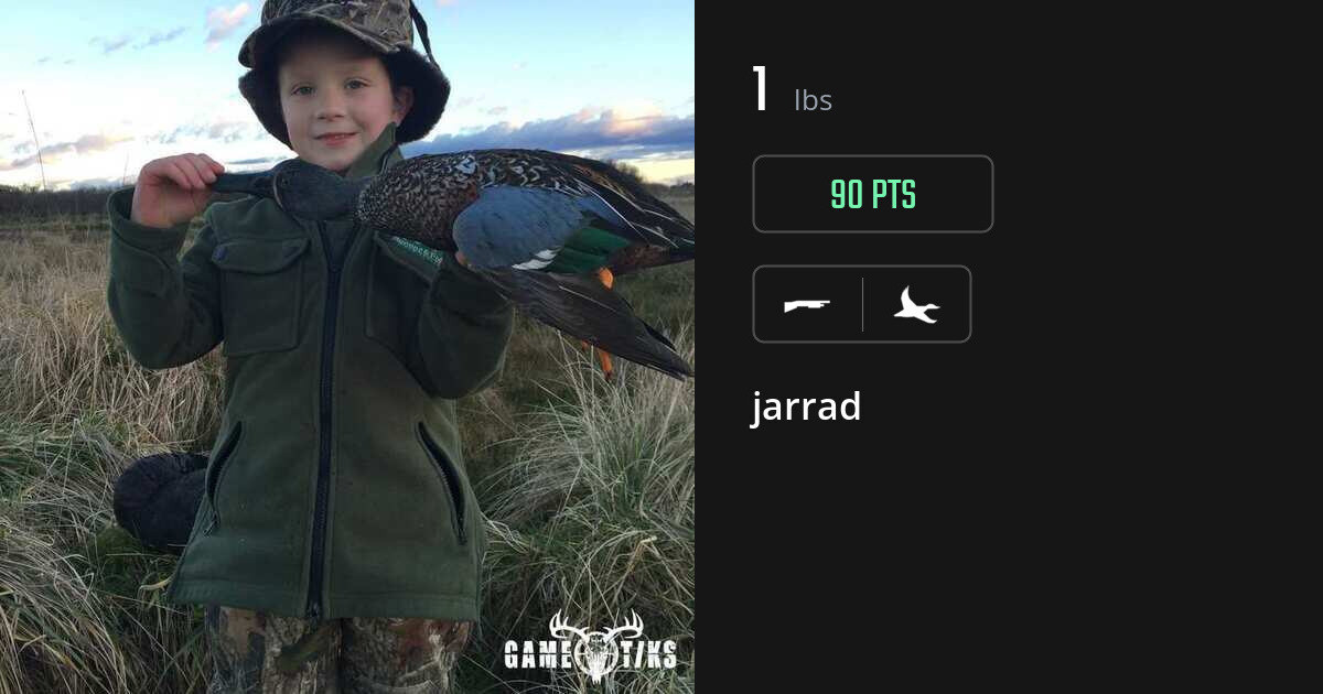 waterfowl harvest by jarrad