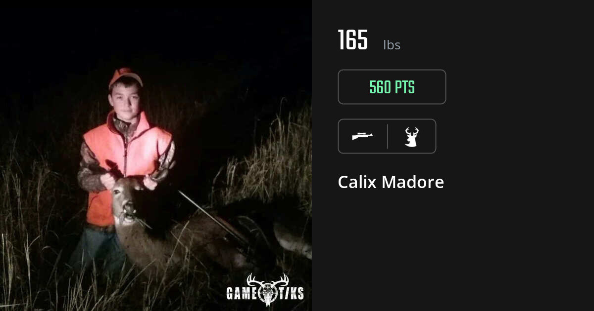 Deer harvest on Gametiks