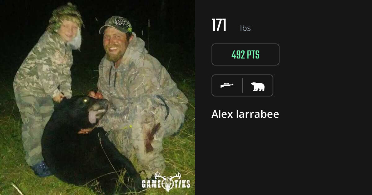 Bear harvest on Gametiks