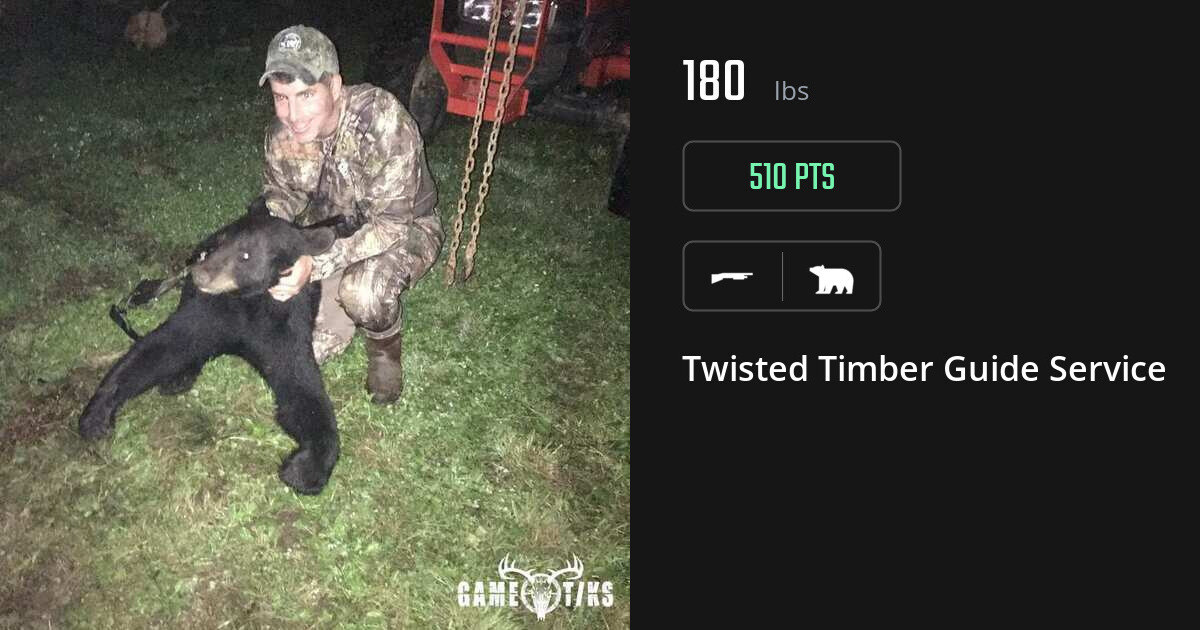 bear harvest by Twisted Timber Guide Service