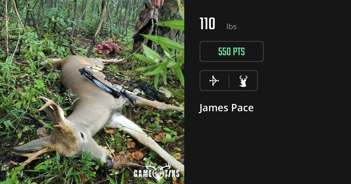 Deer harvest on Gametiks